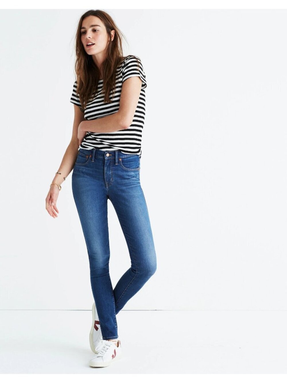Madewell Womens 9" Mid Rise Skinny Jeans Size 30